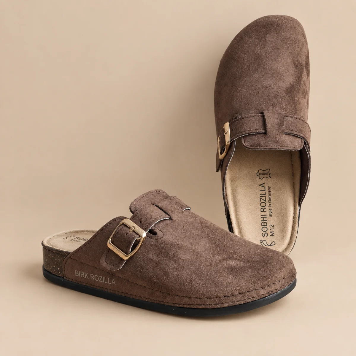 Sabot Femme à Boucle Dorée